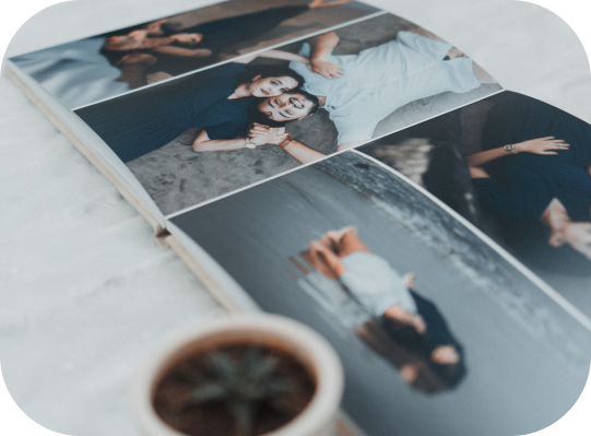 Custom Photo Book for Wedding Photos